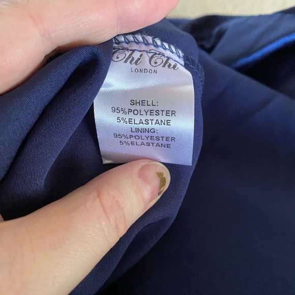 Chi Chi London Yazmina Asymmetric Hem Bardot Dress - Picture 11 of 13